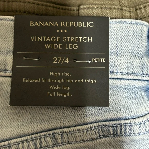 Banana Republic Factory Lot of 3 High Rise Wide Leg Jean - Picture 4 of 15